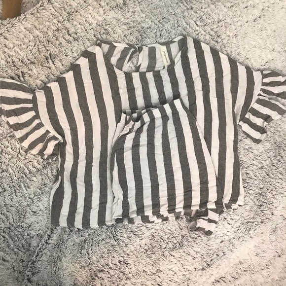 Peppermint Tops - Peppermint playsuit two piece crop top shorts